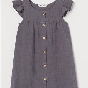 H&M Fluttered-Sleeve Dress